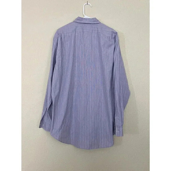 Polo Golf Ralph Lauren Mens Size L Long Sleeve Button Up Purple Lofting Cotton - Picture 3 of 8